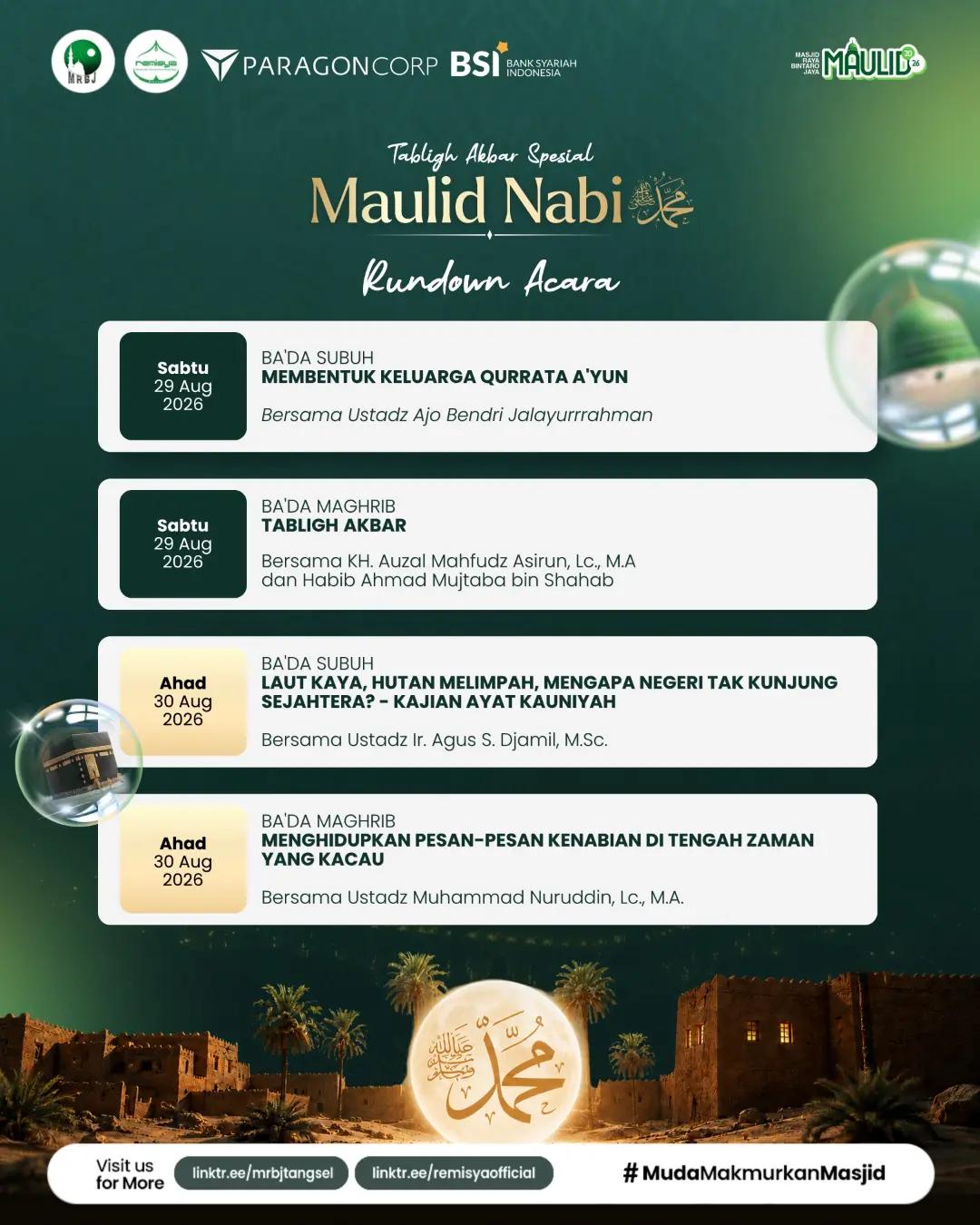 Tabligh Akbar Spesial Maulid Nabi ﷺ