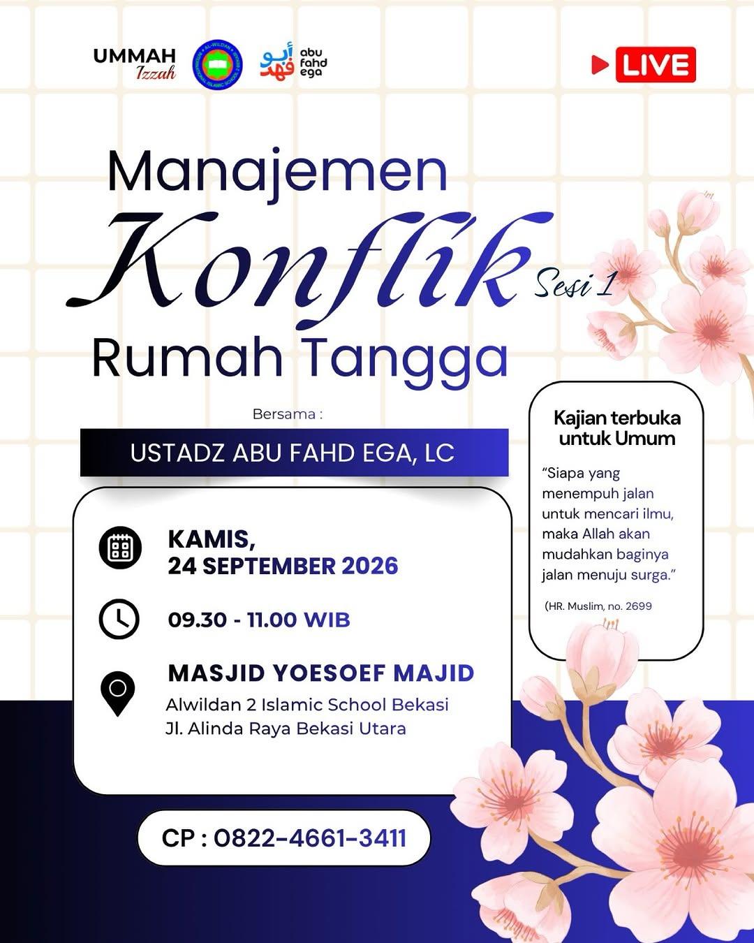 Manajemen Konflik Rumah Tangga (Sesi 1)