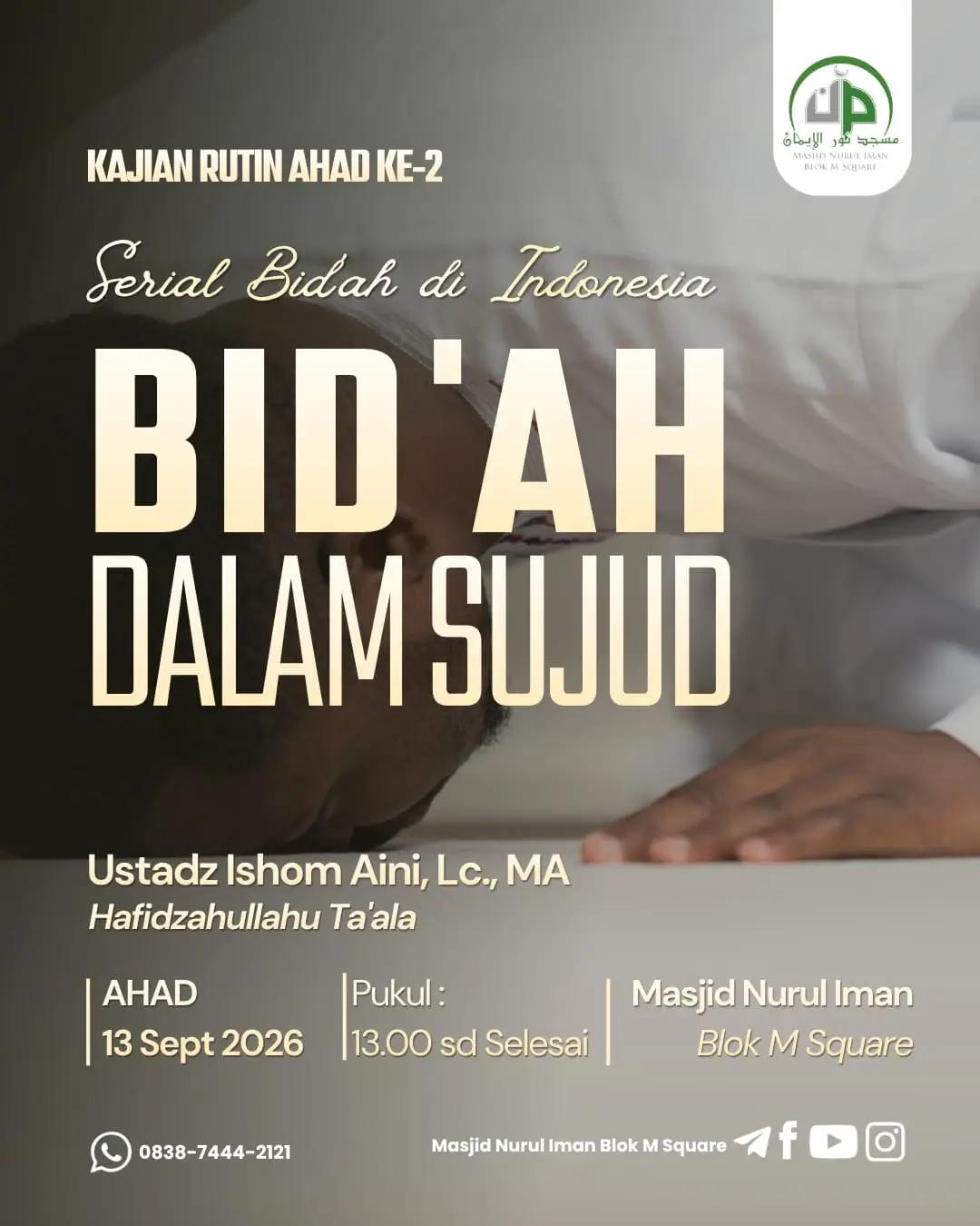 Bid'ah dalam Sujud
