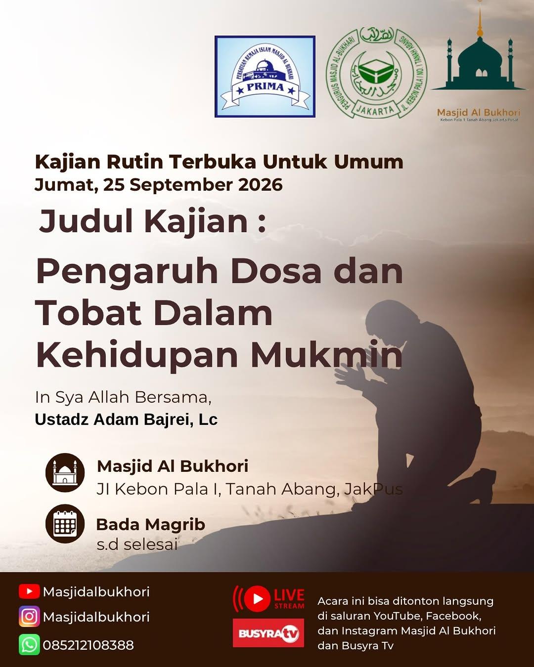 Pengaruh Dosa dan Tobat Dalam Kehidupan Mukmin