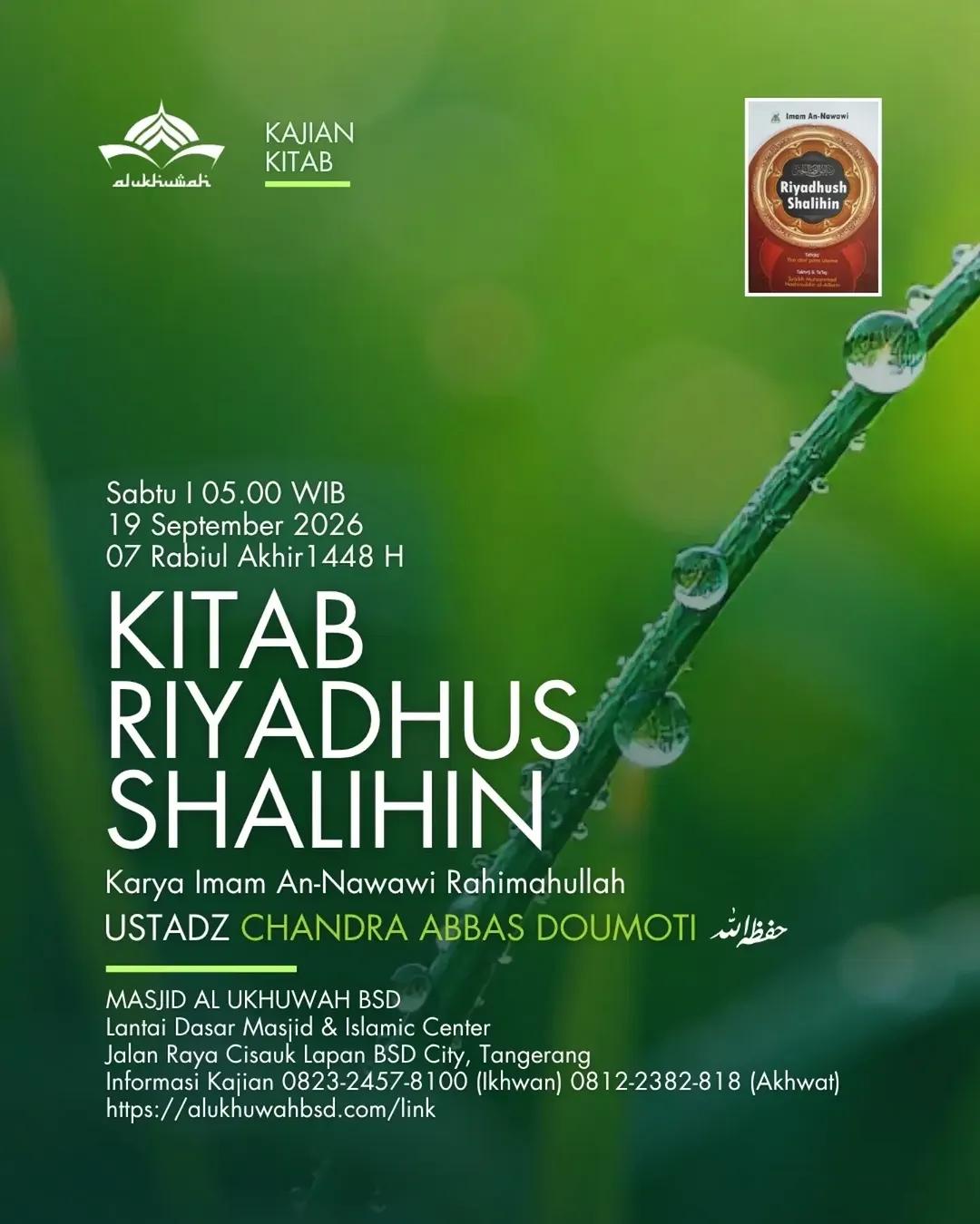 Kitab Riyadhus Shalihin