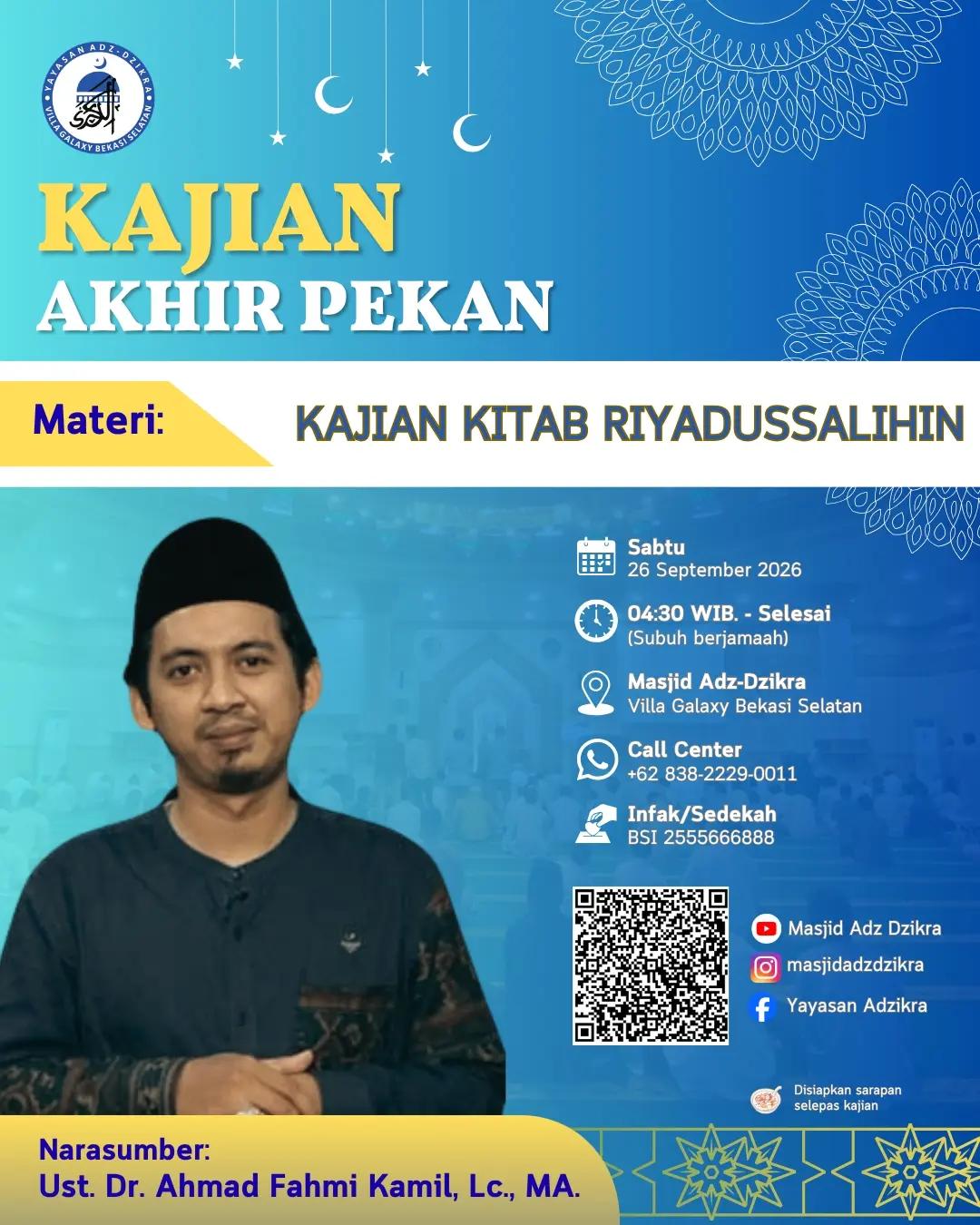 Kajian Kitab Riyadussalihin