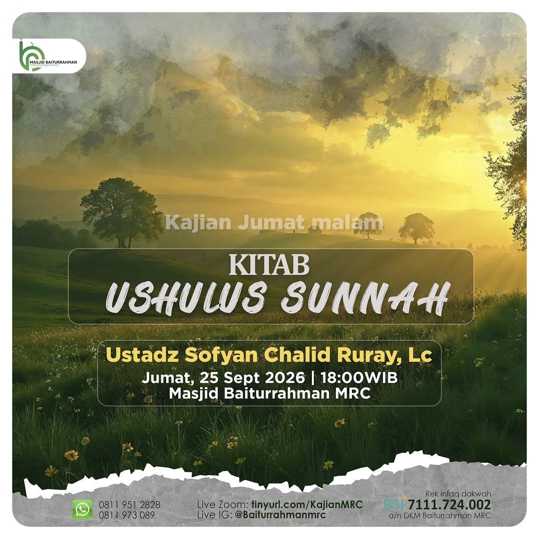 Kajian Kitab Ushul Sunnah