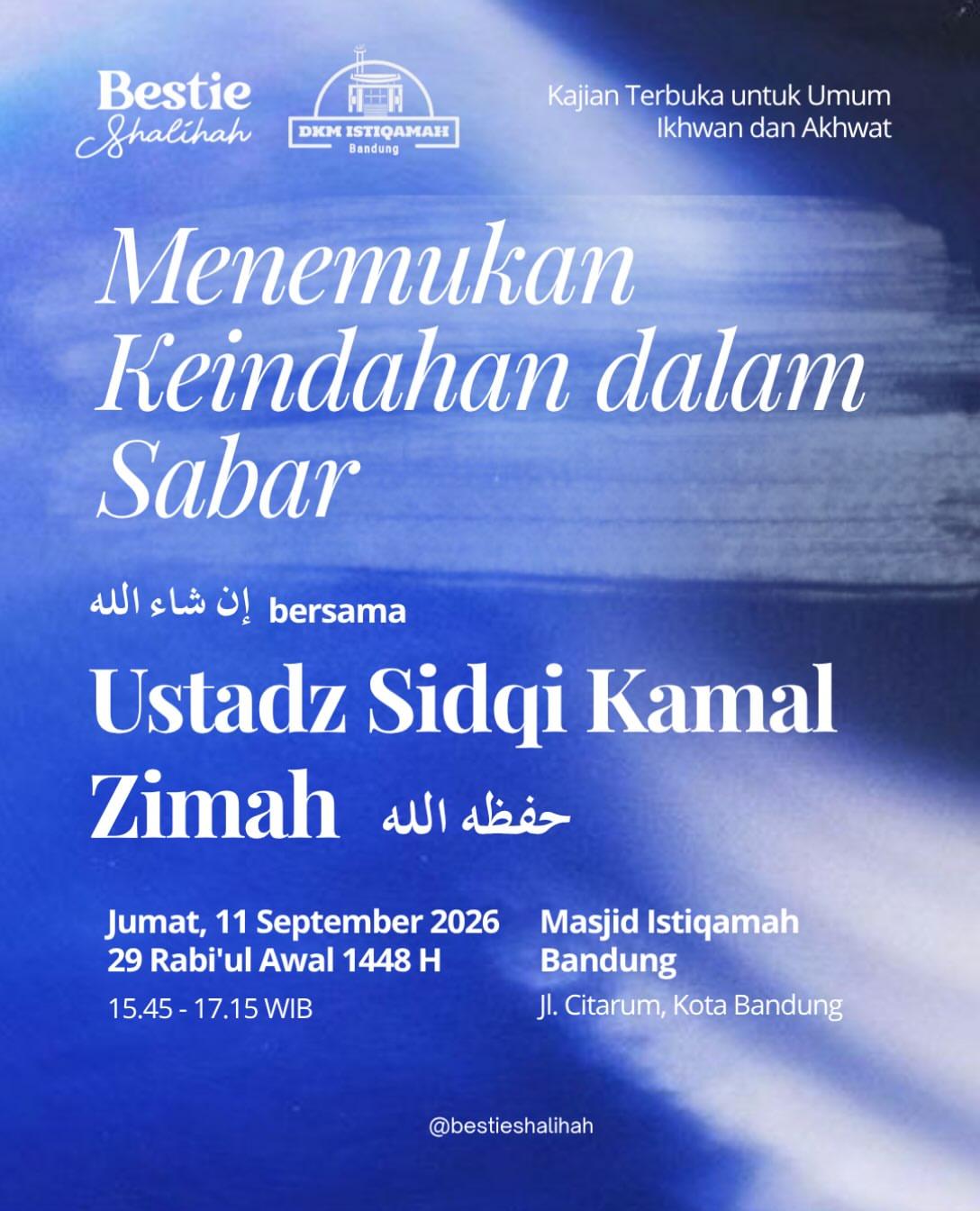 Menemukan Keindahan dalam Sabar