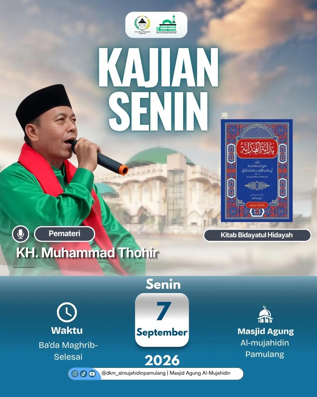 Kajian Kitab Bidayatul Hidayah