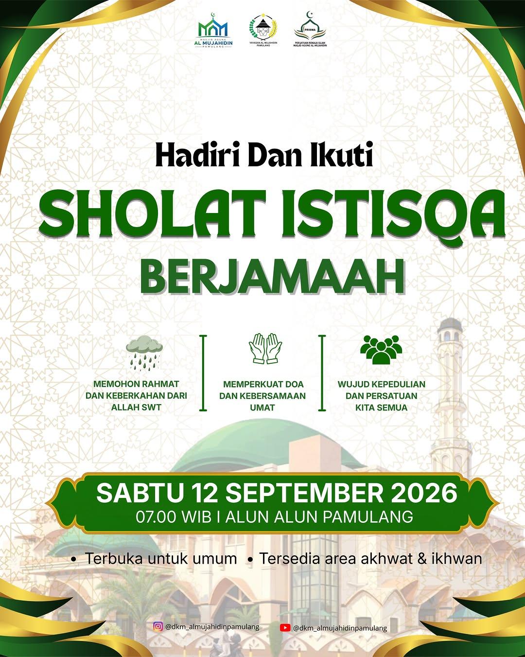 Sholat Istisqa Berjamaah