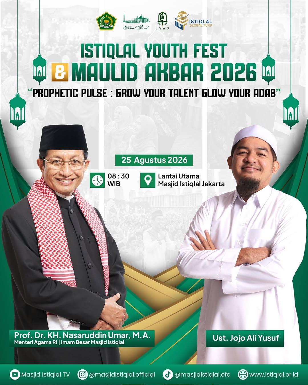 Maulid Akbar 2026: Prophetic Pulse: Grow Your Talent, Glow Your Adab
