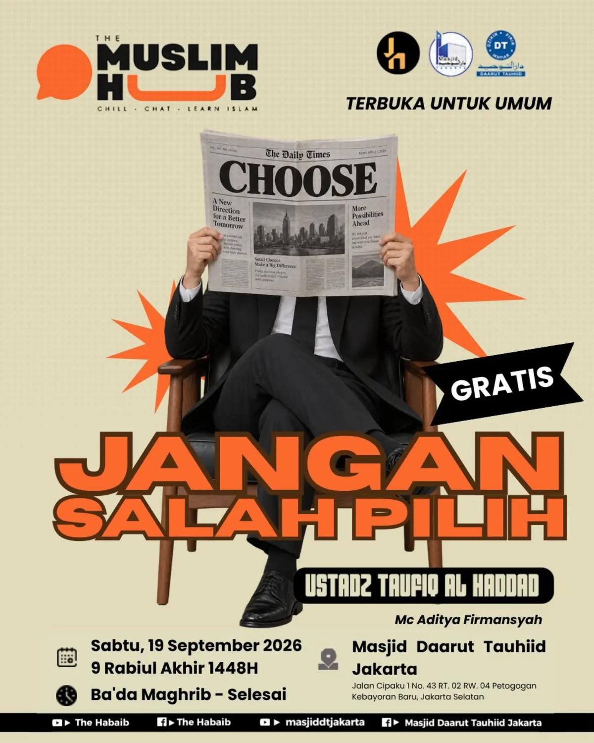 Muslim Hub: JANGAN SALAH PILIH!