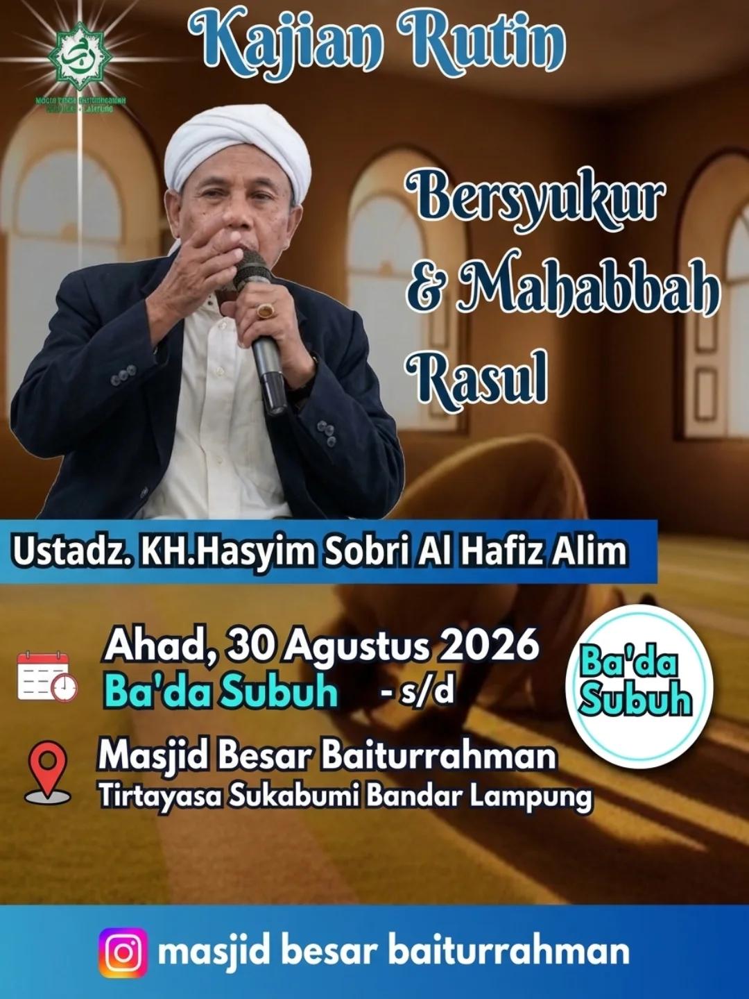 Kajian Rutin Bersyukur Mahabbah Rasul