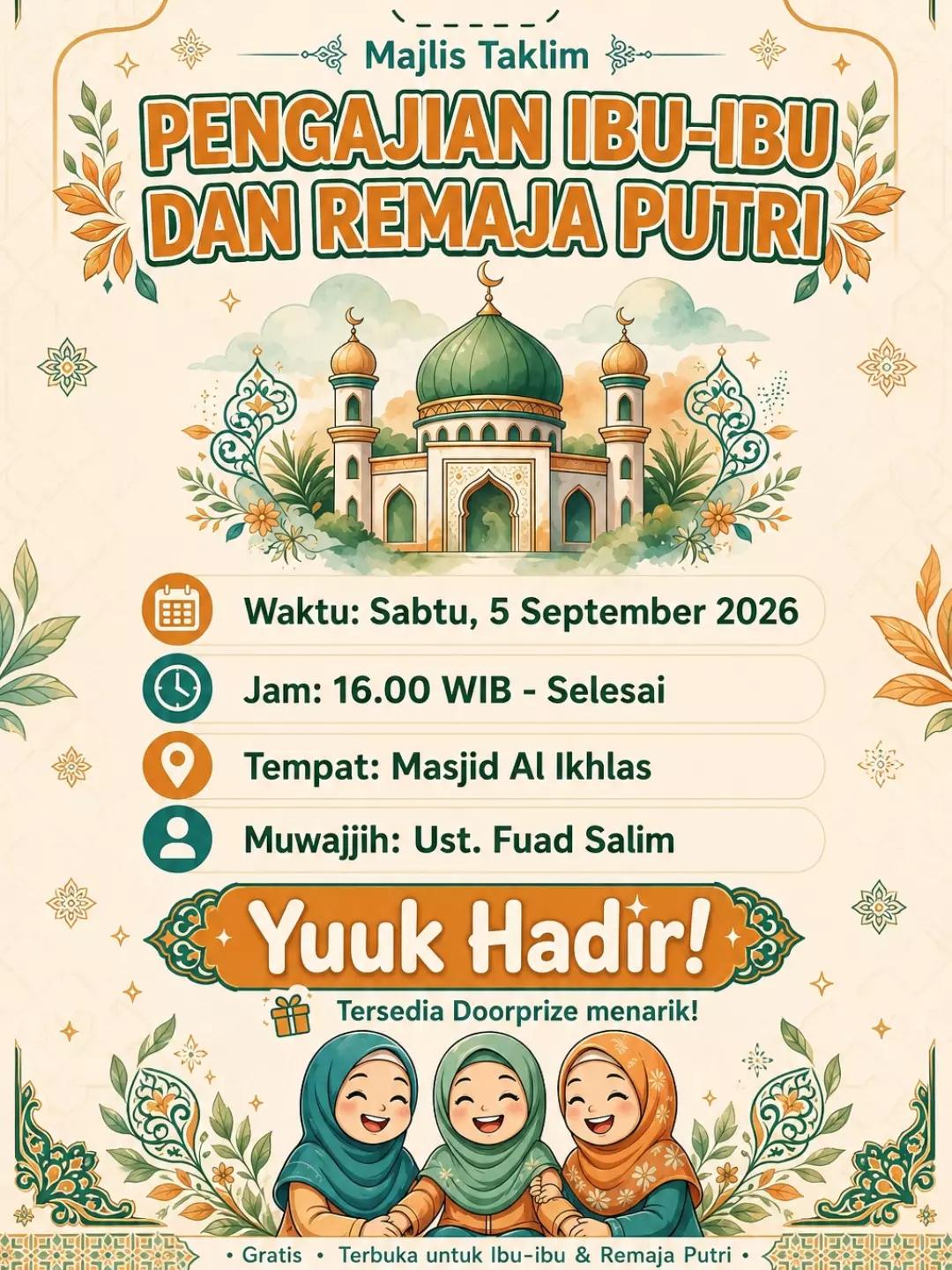 Pengajian Ibu-Ibu & Remaja Putri