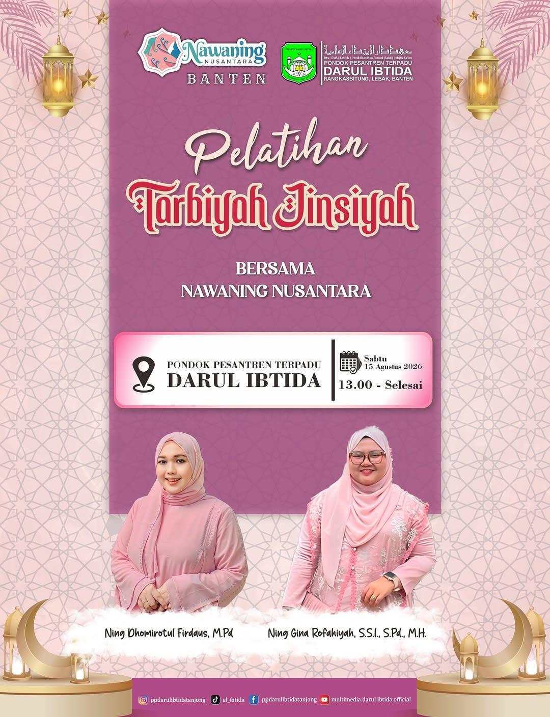 Pelatihan Tarbiyah Jinsiyyah Untuk Santri Putri