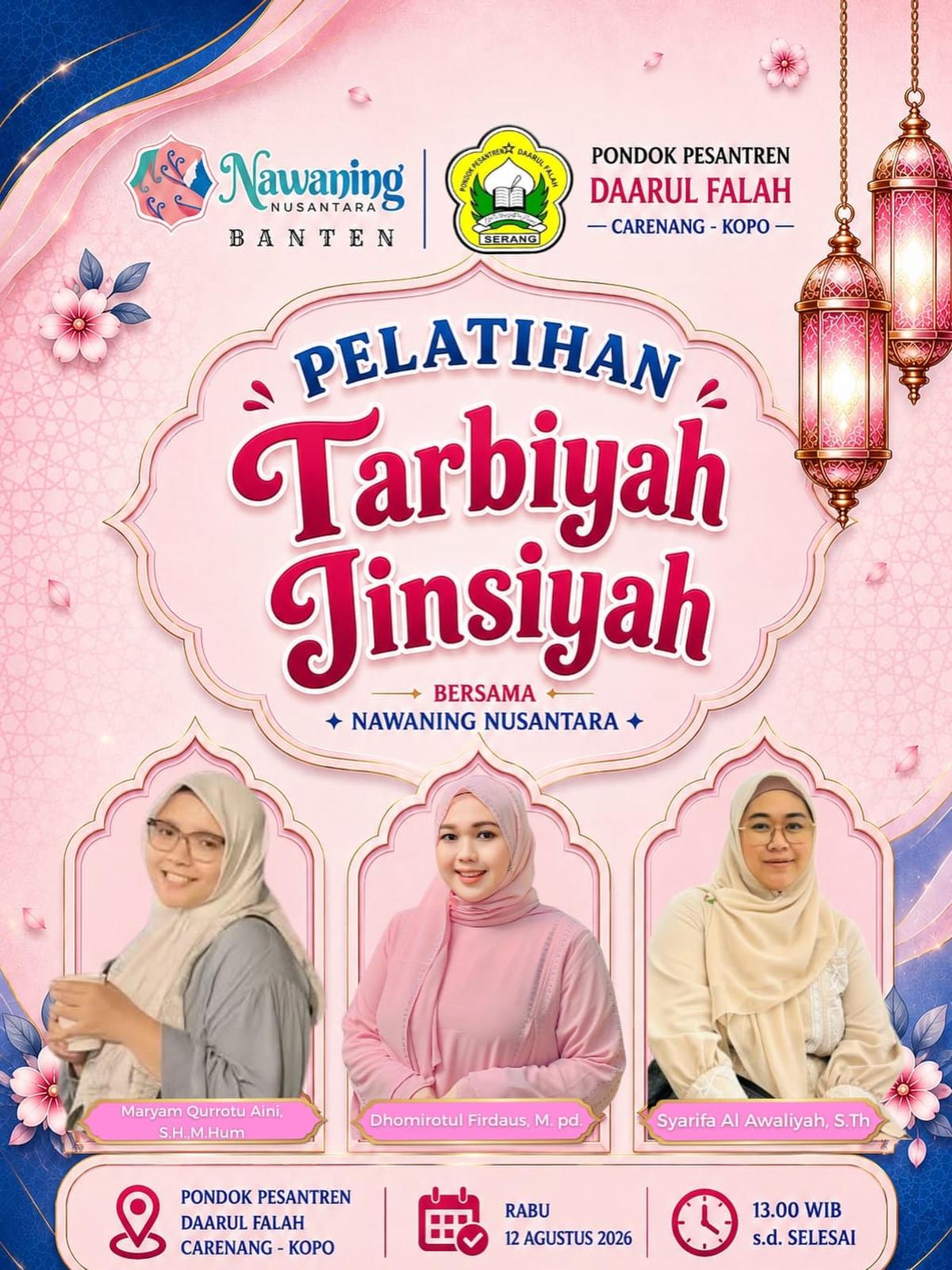Pelatihan Tarbiyah Jinsiyah
