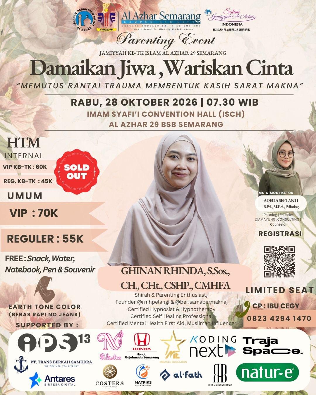 Damaikan Jiwa, Wariskan Cinta: Memutus Rantai Trauma, Membentuk Kasih Sarat Makna