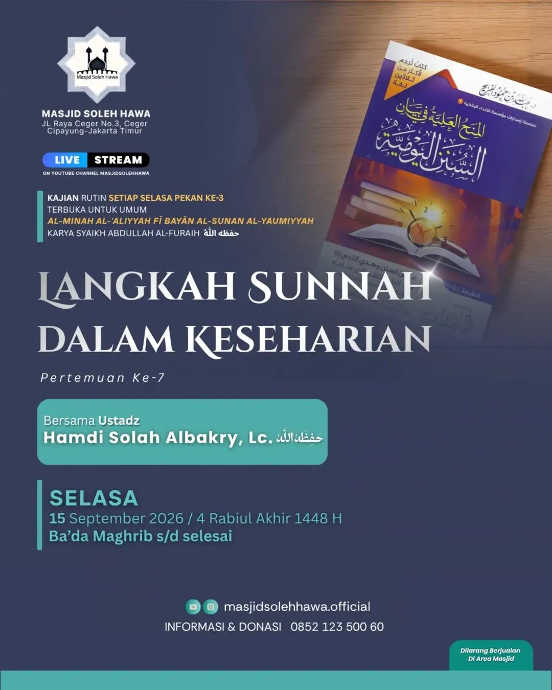 Langkah Sunnah Dalam Keseharian