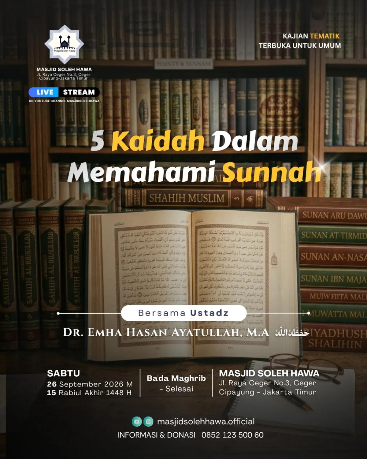 5 Kaidah Dalam Memahami Sunnah