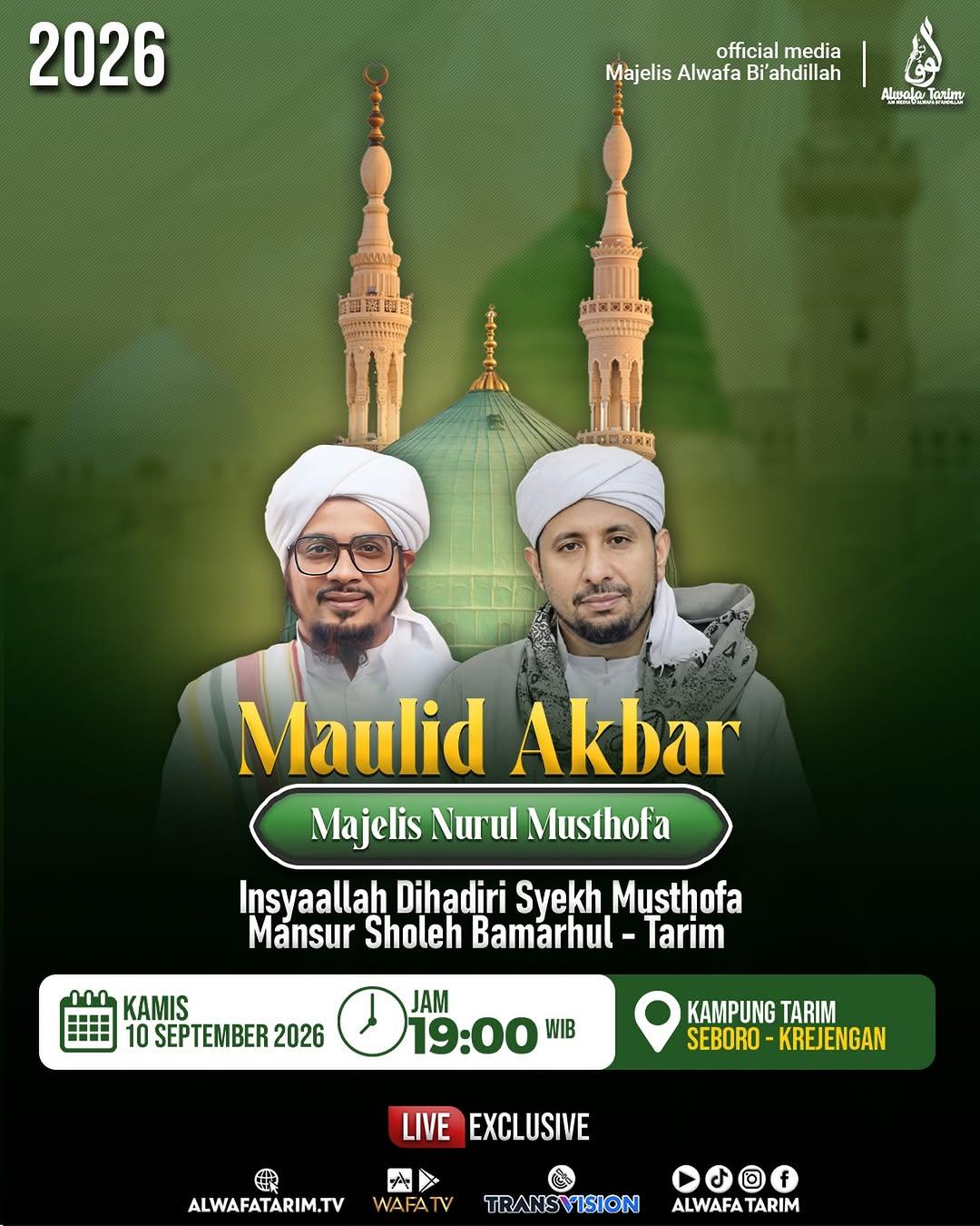 Maulid Akbar Majelis Nurul Musthofa