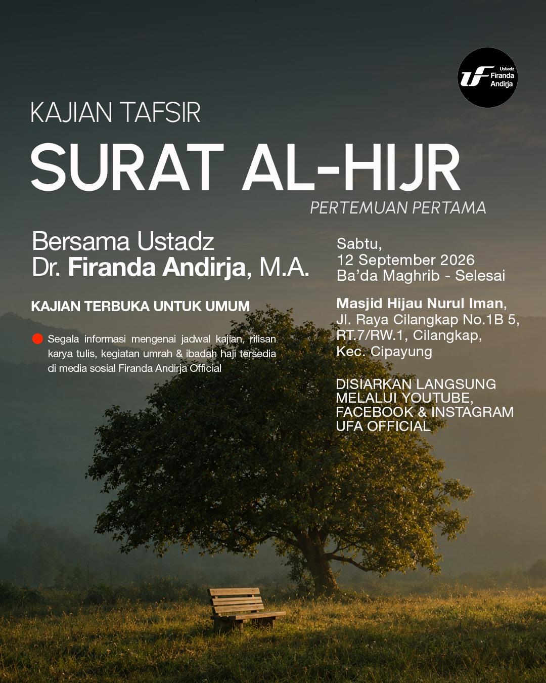 Tafsir Surat Al-Hijr (Pertemuan Pertama)
