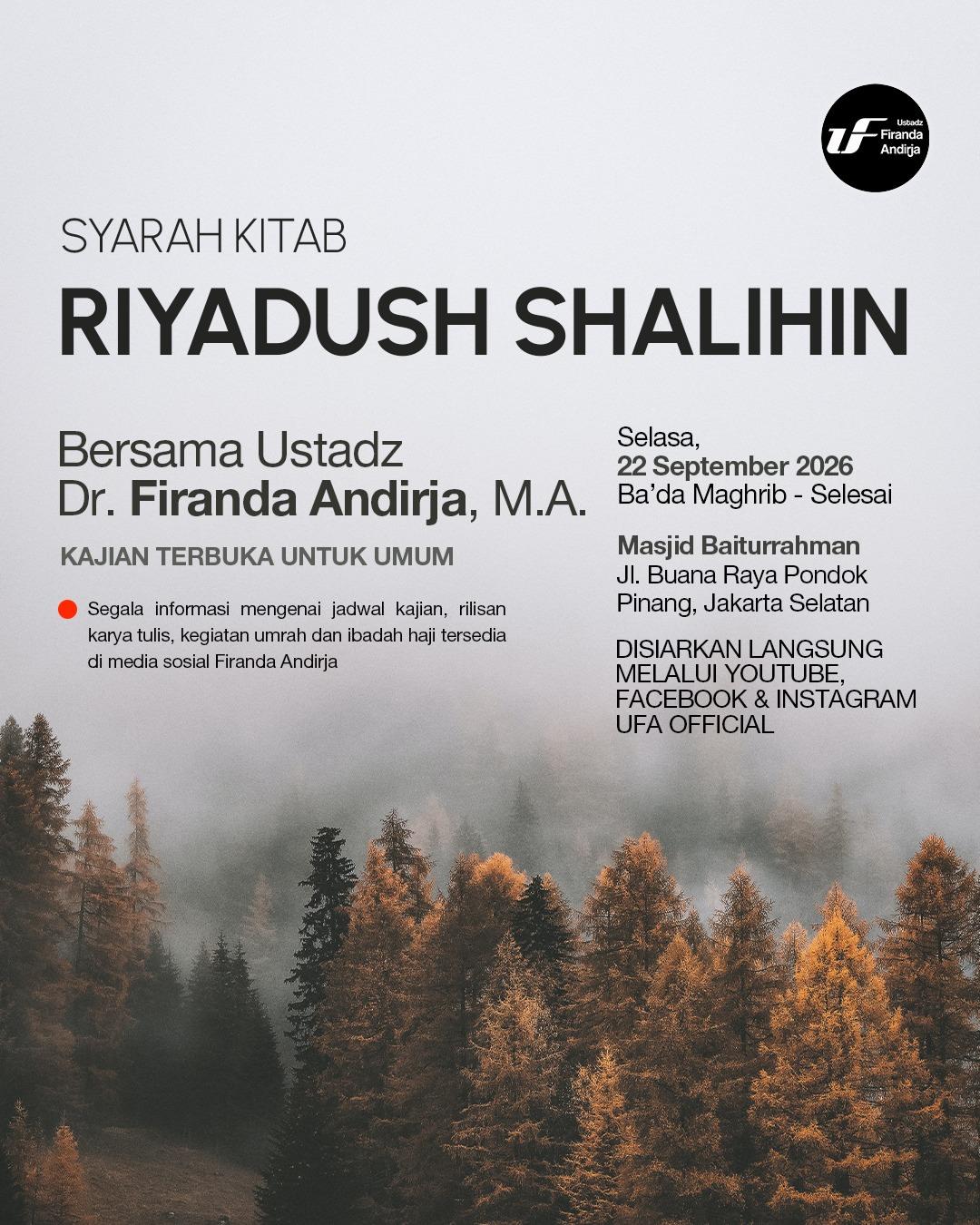 Syarah Kitab Riyadush Shalihin