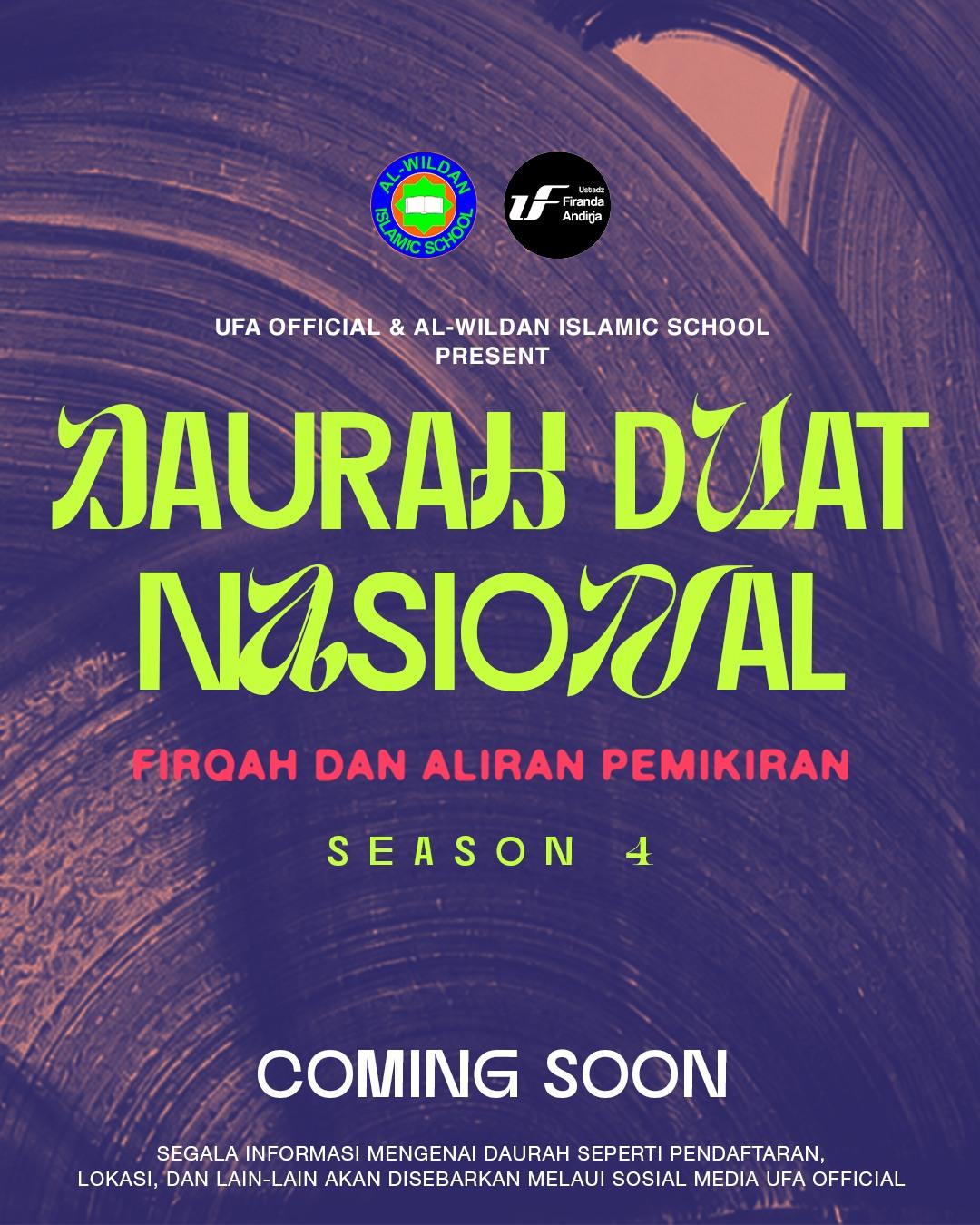 Daurah Firqah dan Aliran Pemikiran Season 4