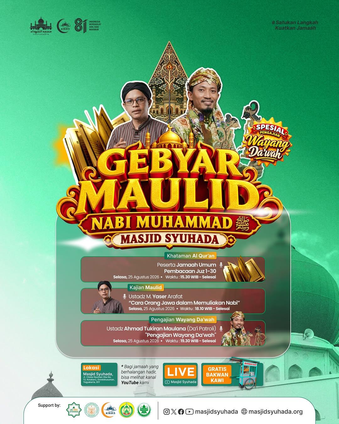 Gebyar Maulid Nabi Muhammad ﷺ Masjid Syuhada