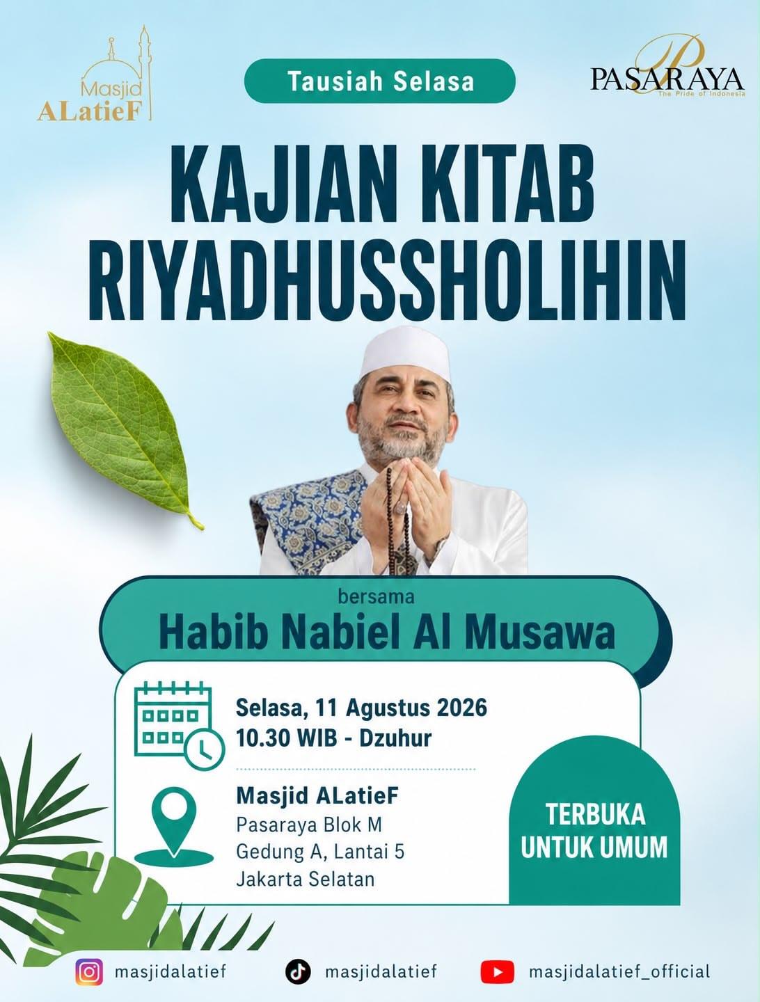 Kajian Kitab Riyadhush Sholihin