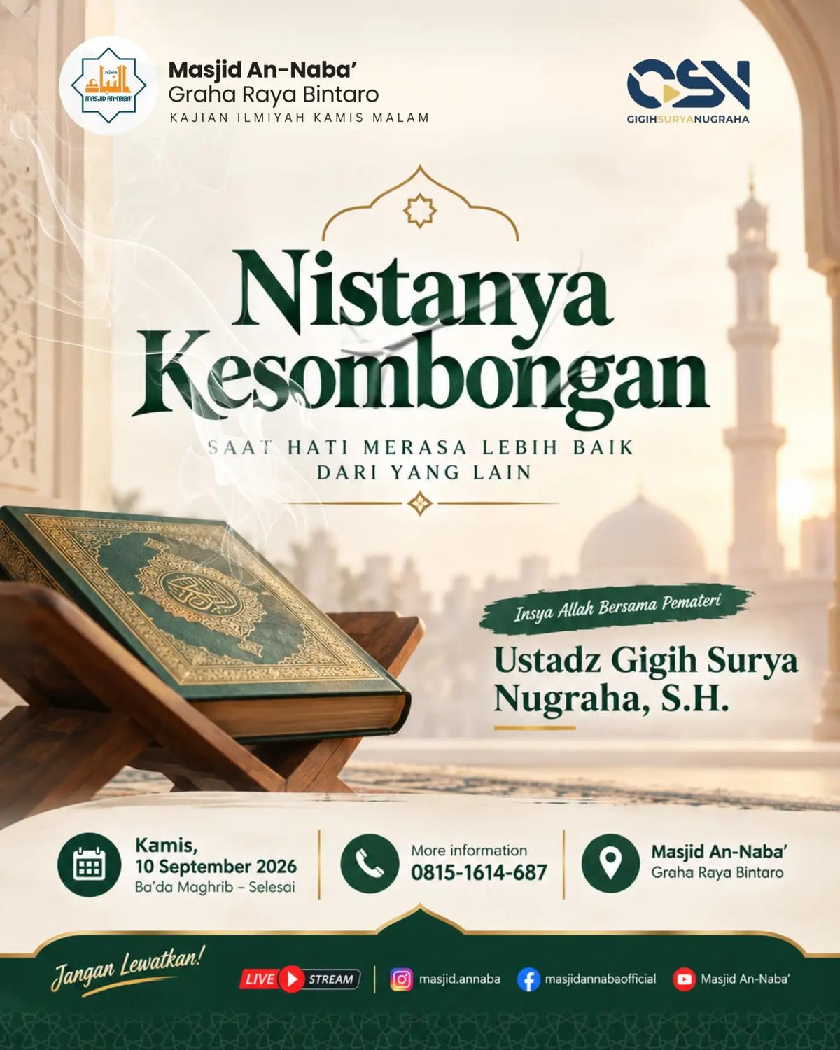 Nistanya Kesombongan: Saat Hati Merasa Lebih Baik Dari Yang Lain