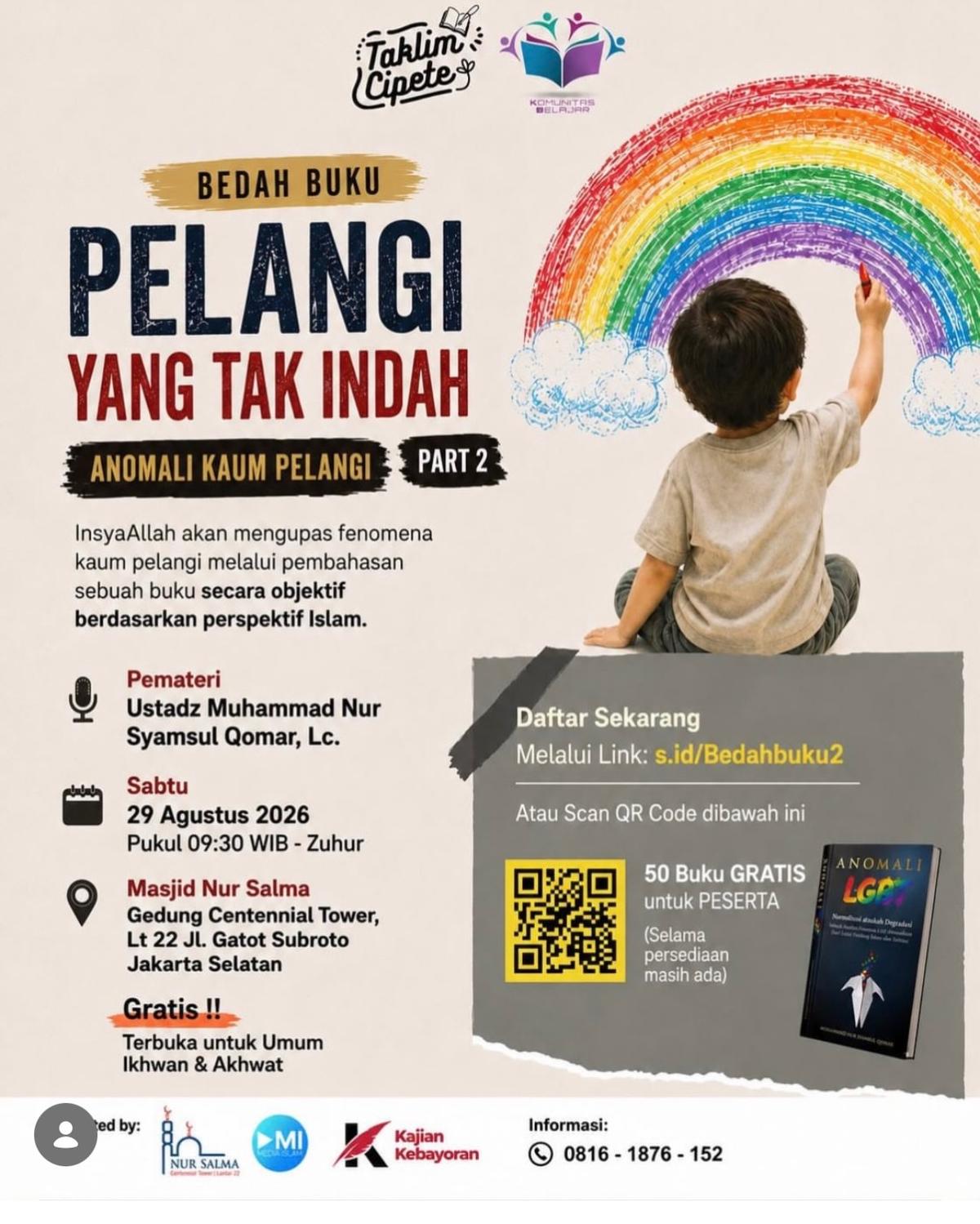 Bedah Buku: Pelangi yang Tak Indah Part 2