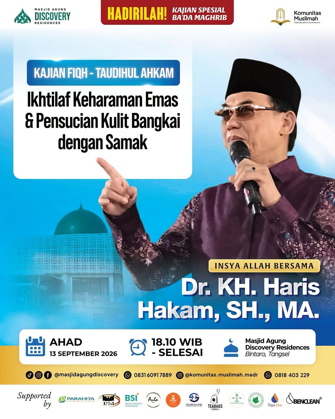 Kajian Fiqih – Taudhihul Ahkam: Ikhtilaf Keharaman Emas & Pencucian Kulit Bangkai dengan Samak