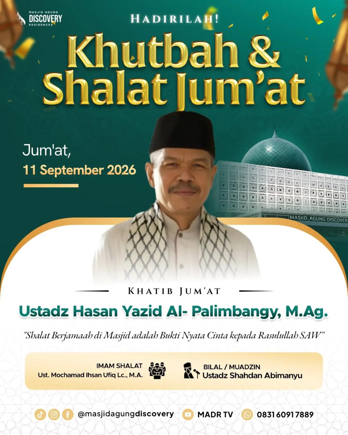 Khutbah & Shalat Jum’at