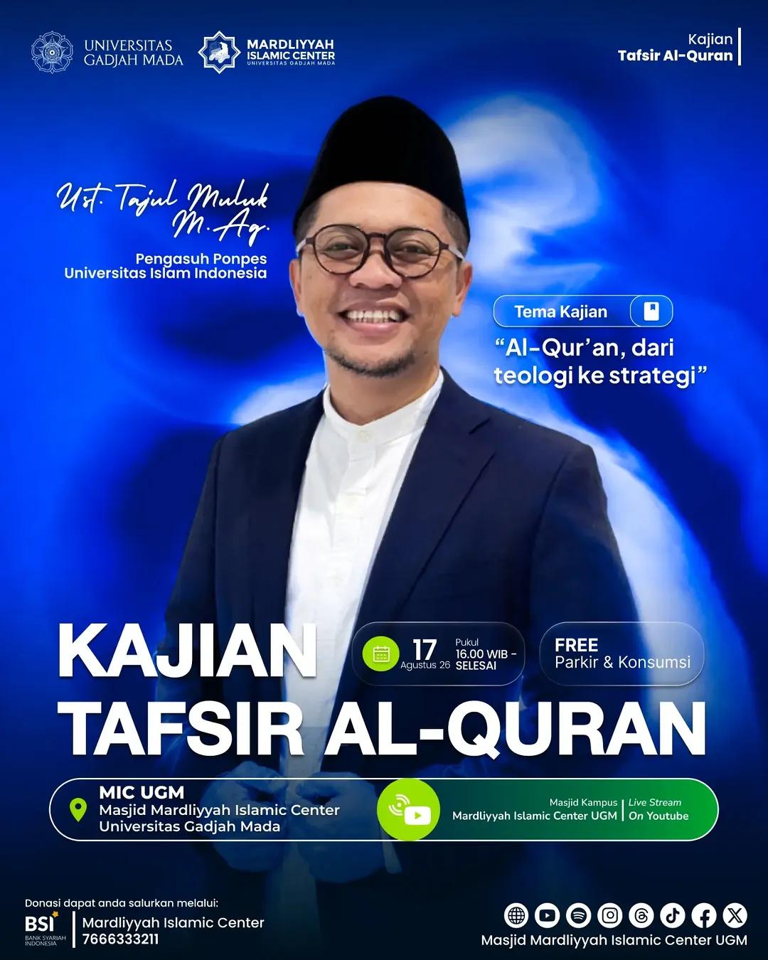 Kajian Tafsir Al-Quran: Al-Qur’an, dari teologi ke strategi