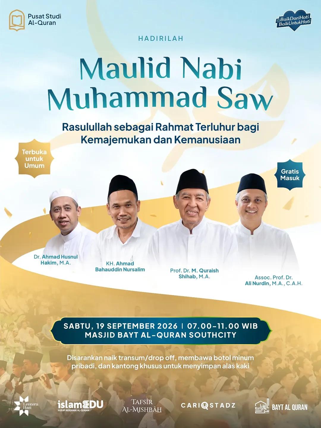 Maulid Nabi Muhammad Saw: Rasulullah sebagai Rahmat Terluhur bagi Kemajemukan dan Kemanusiaan