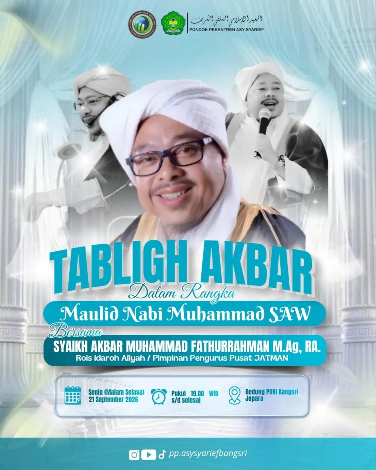 Tabligh Akbar Dalam Rangka Maulid Nabi Muhammad SAW