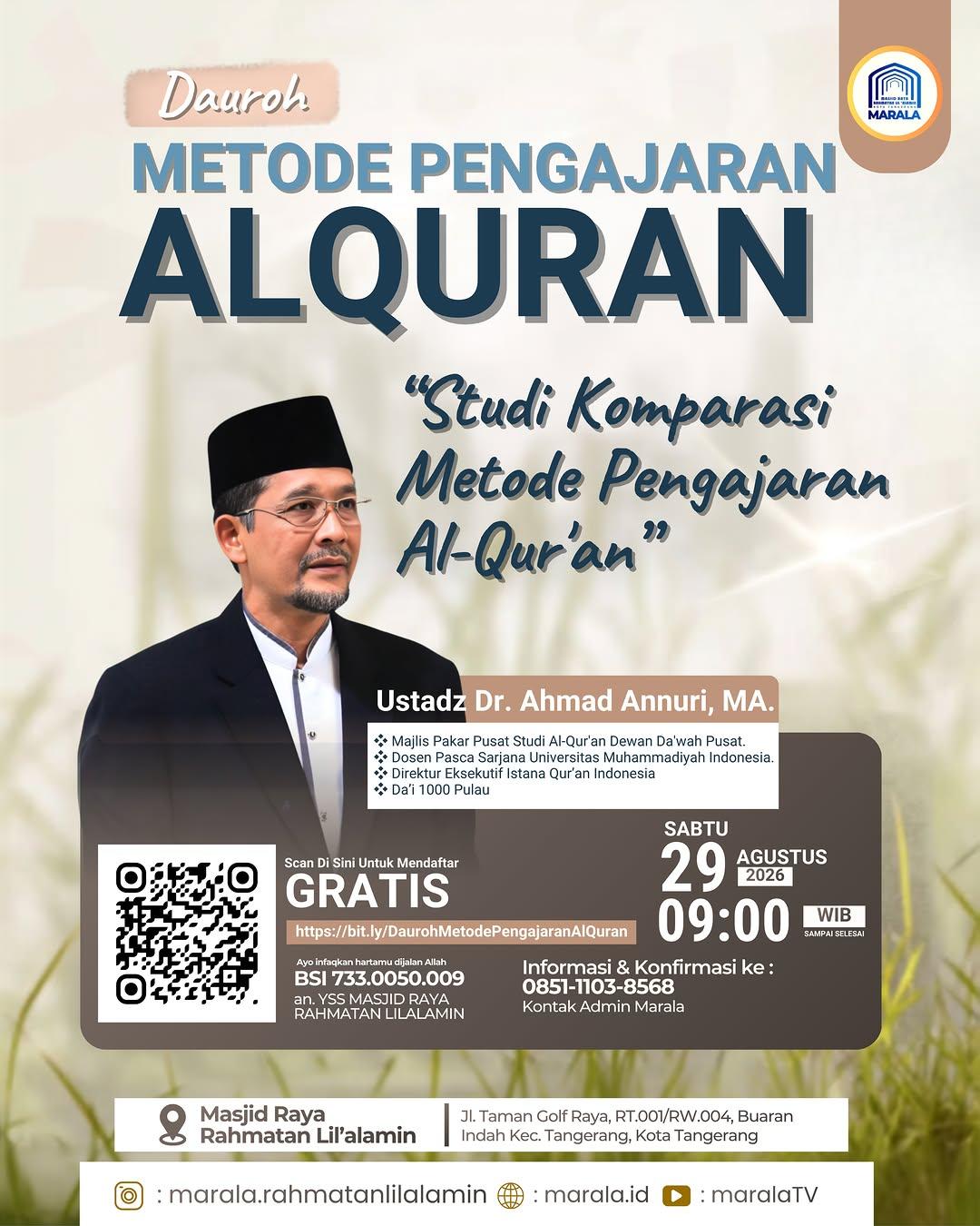 Dauroh Metode Pengajaran Alquran: Studi Komparasi Metode Pengajaran Al-Qur'an