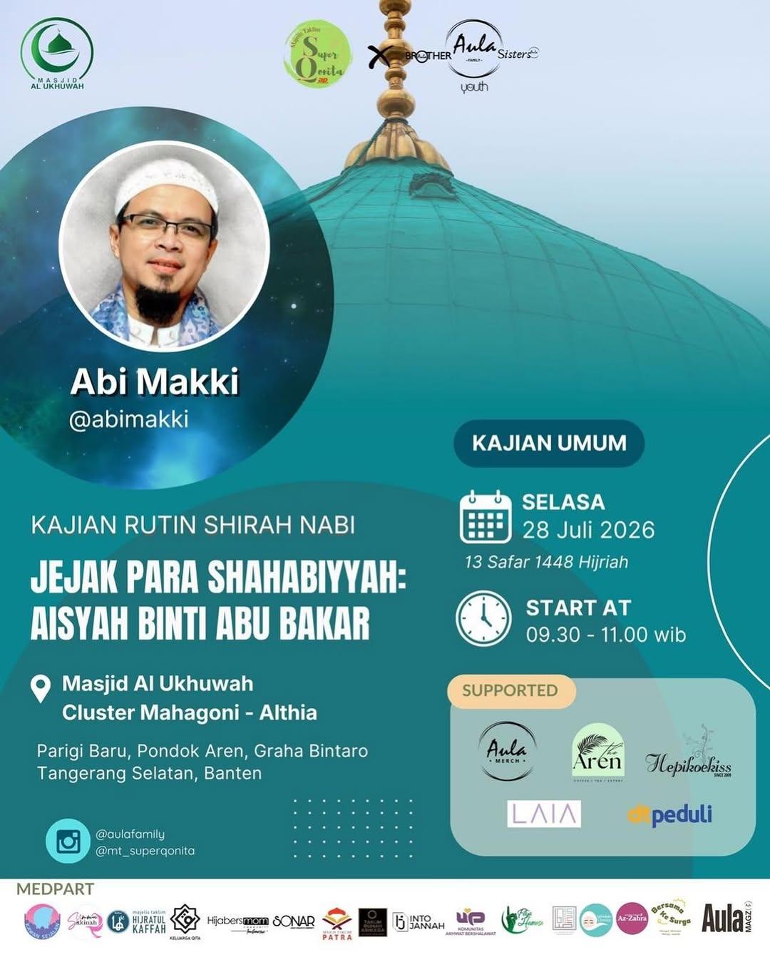 Jejak para Sahabiyah: Aisyah binti Abu Bakar