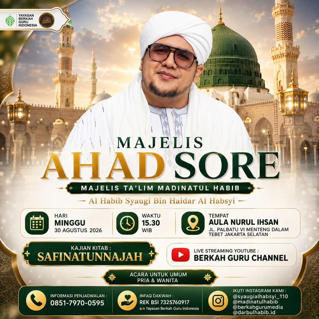 Kajian Kitab Safinatunnajah - Majelis Ahad Sore