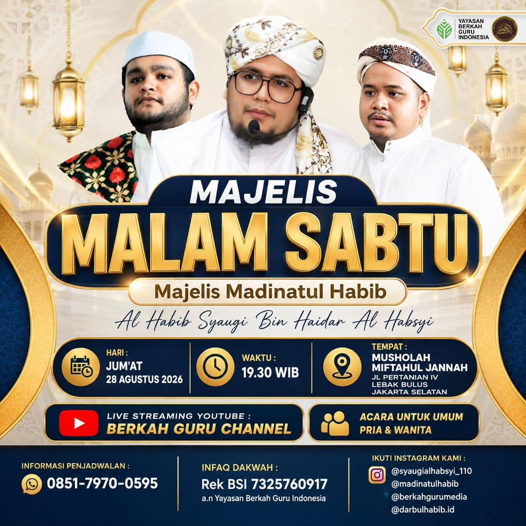 Majelis Malam Sabtu Madinatul Habib