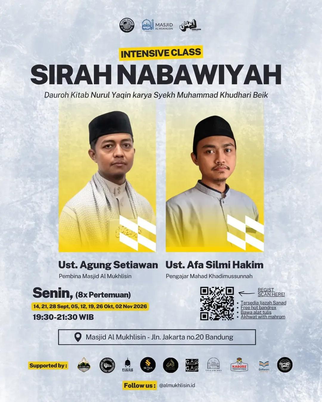 Intensive Class Sirah Nabawiyah (Dauroh Kitab Nurul Yaqin)