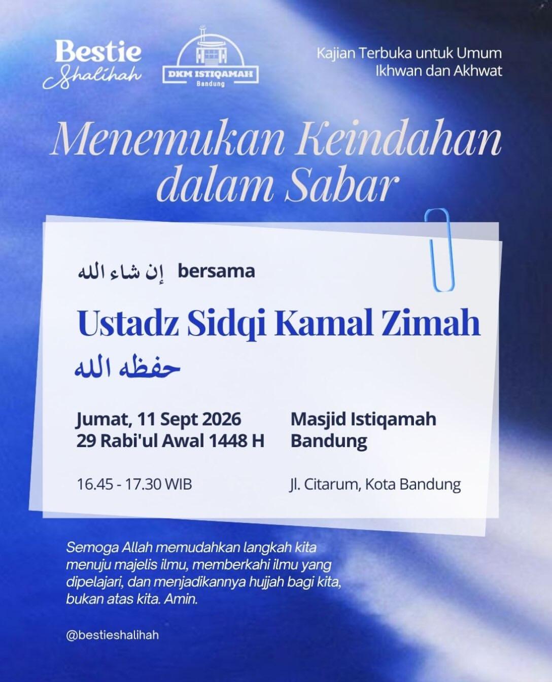 Menemukan Keindahan dalam Sabar