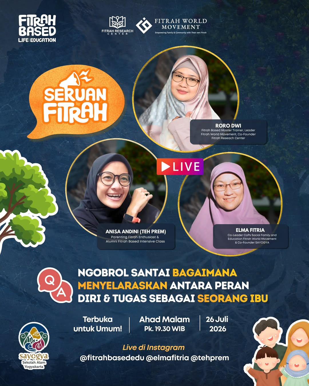 Ngobrol Santai Bagaimana Menyelaraskan Antara Peran Diri & Tugas Sebagai Seorang Ibu