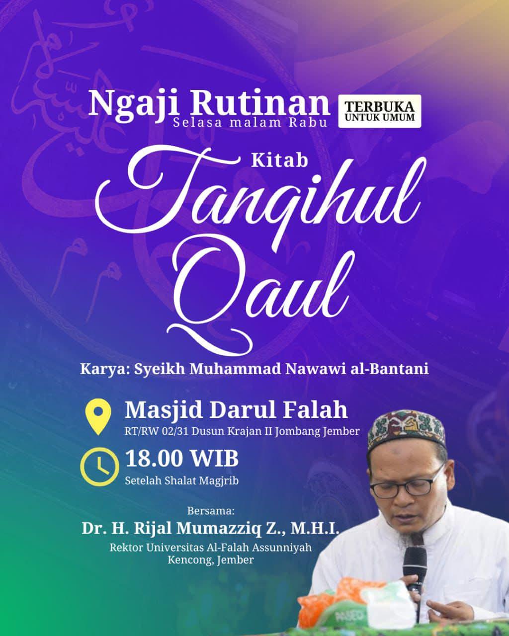 Ngaji Rutinan Kitab Tangihul