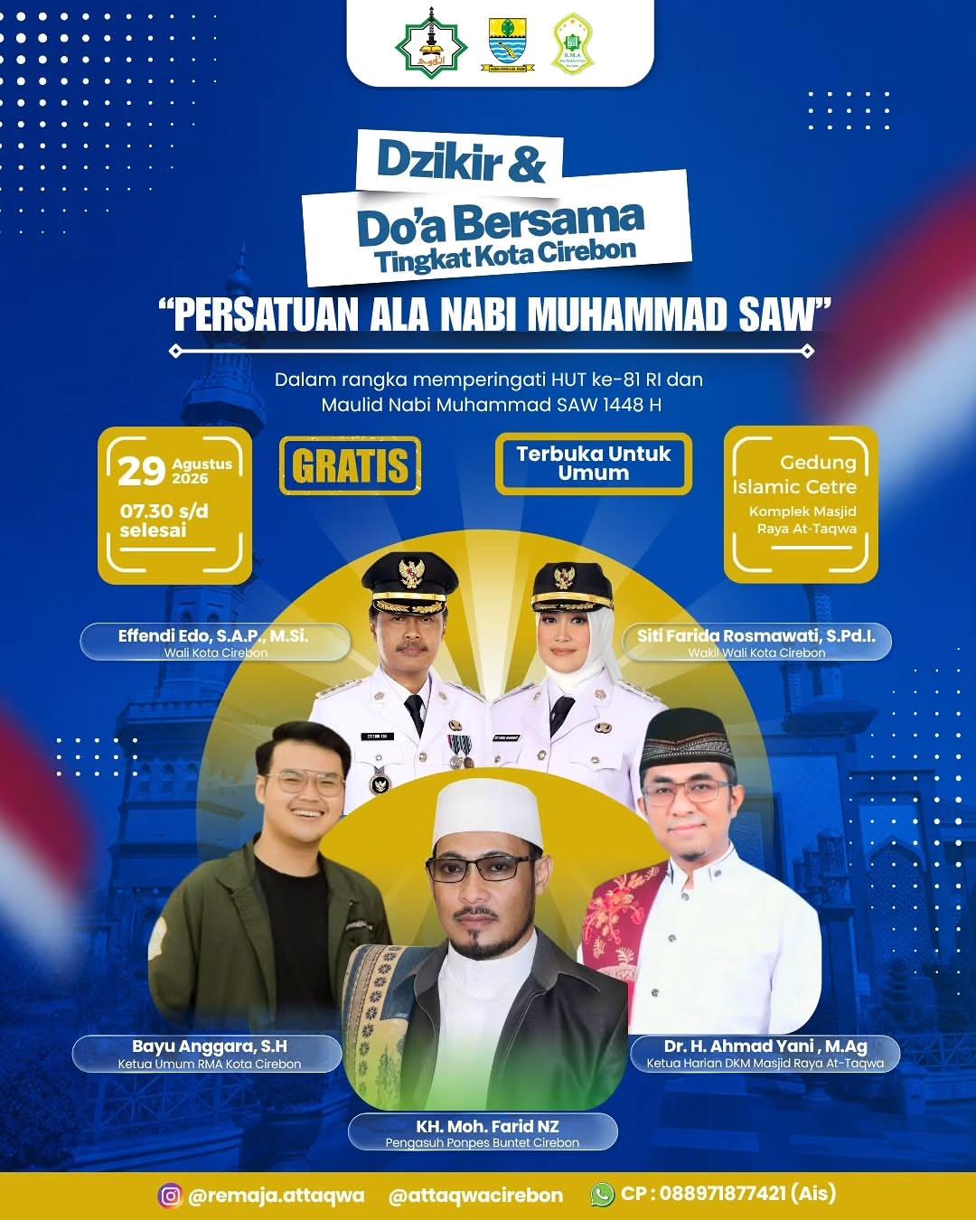 Dzikir & Do’a Bersama Tingkat Kota Cirebon