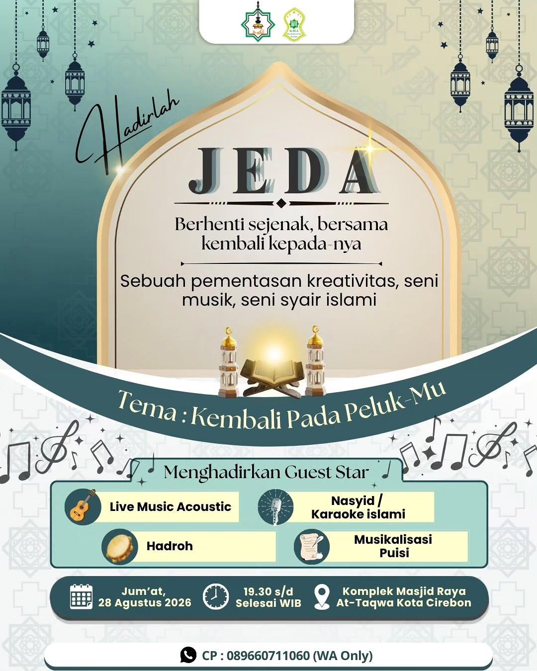 JEDA: Kembali Pada Peluk-Mu