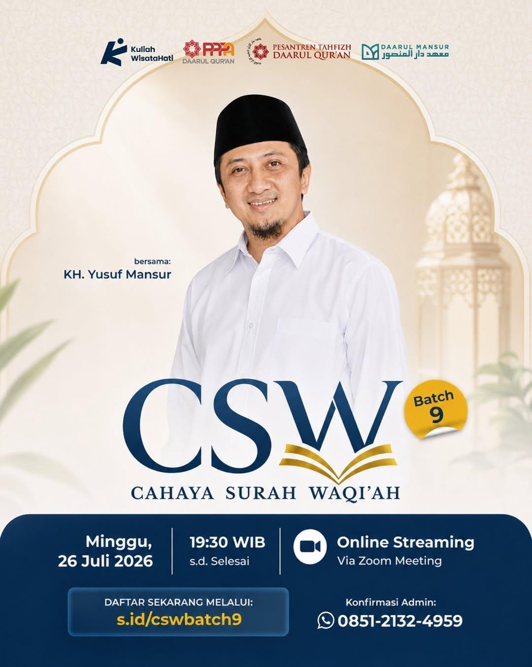 CSW Batch 9 Cahaya Surah Waqi'ah