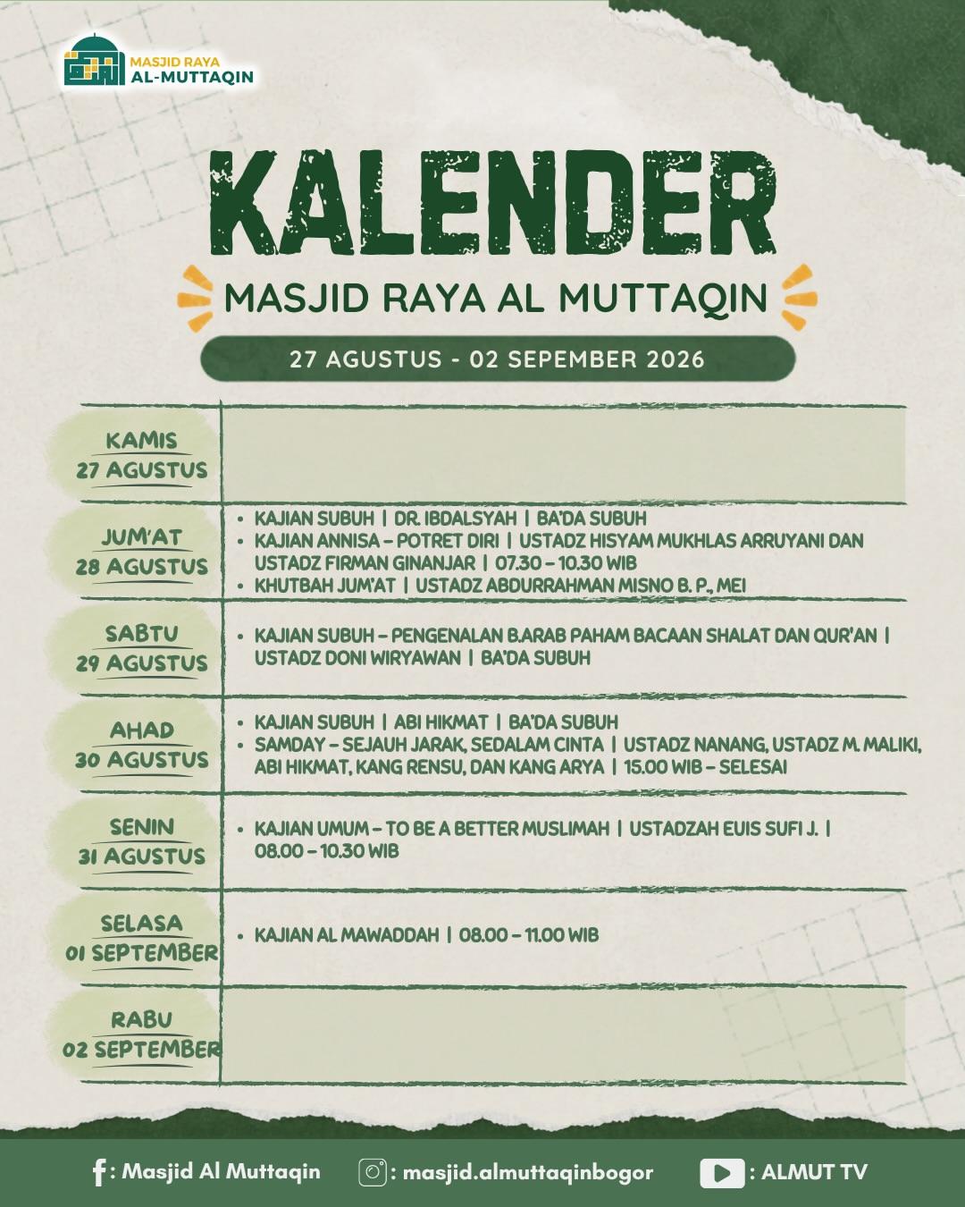 Kajian Annisa: Potret Diri