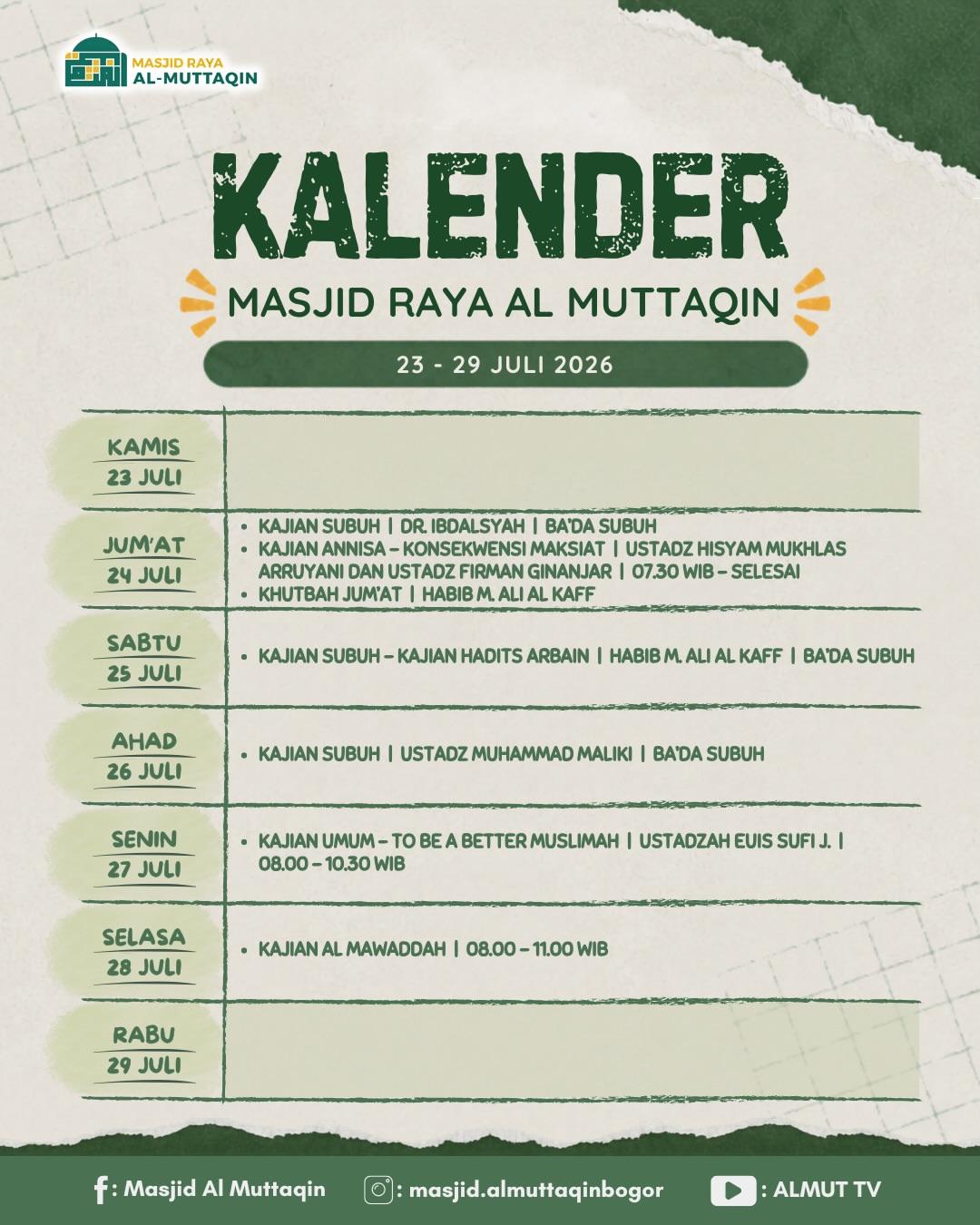 Kajian Umum - To Be a Better Muslimah