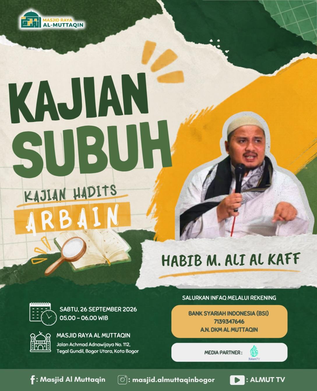 Kajian Hadits Arba’in