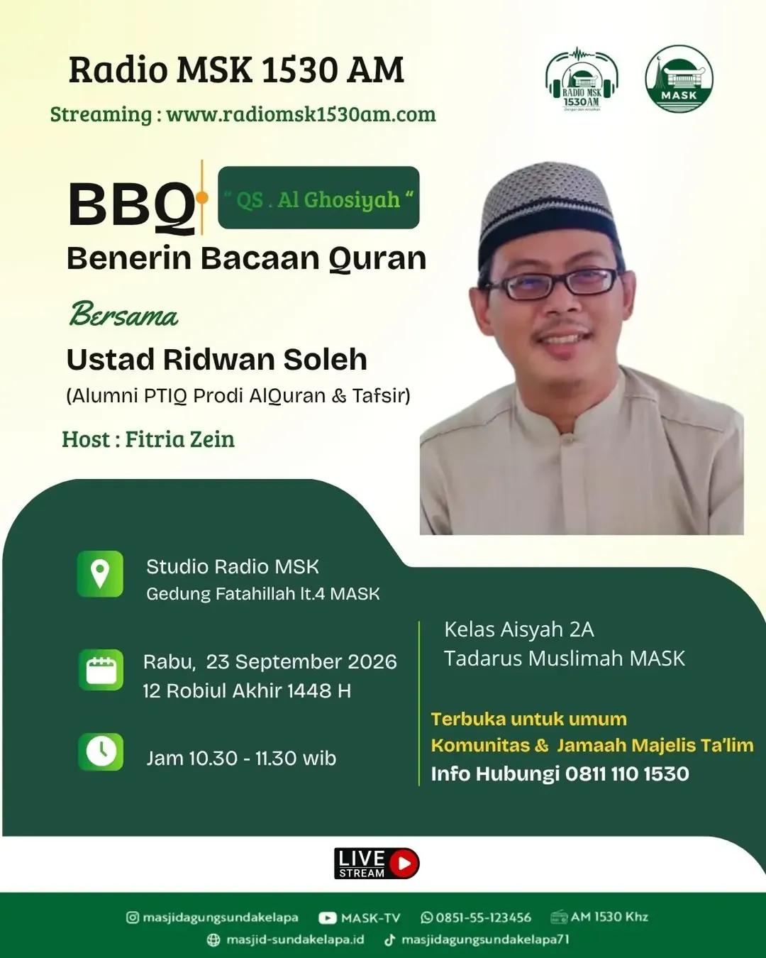 BBQ — Benerin Bacaan Qur’an