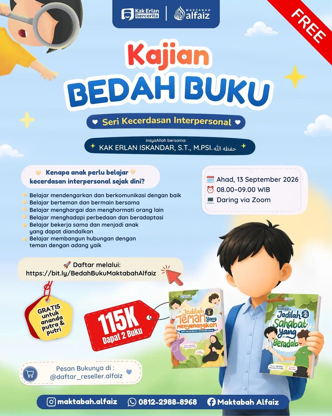 Kajian Bedah Buku Seri Kecerdasan Interpersonal