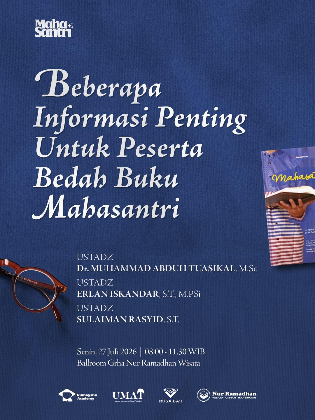 Talkshow dan Bedah Buku Mahasantri