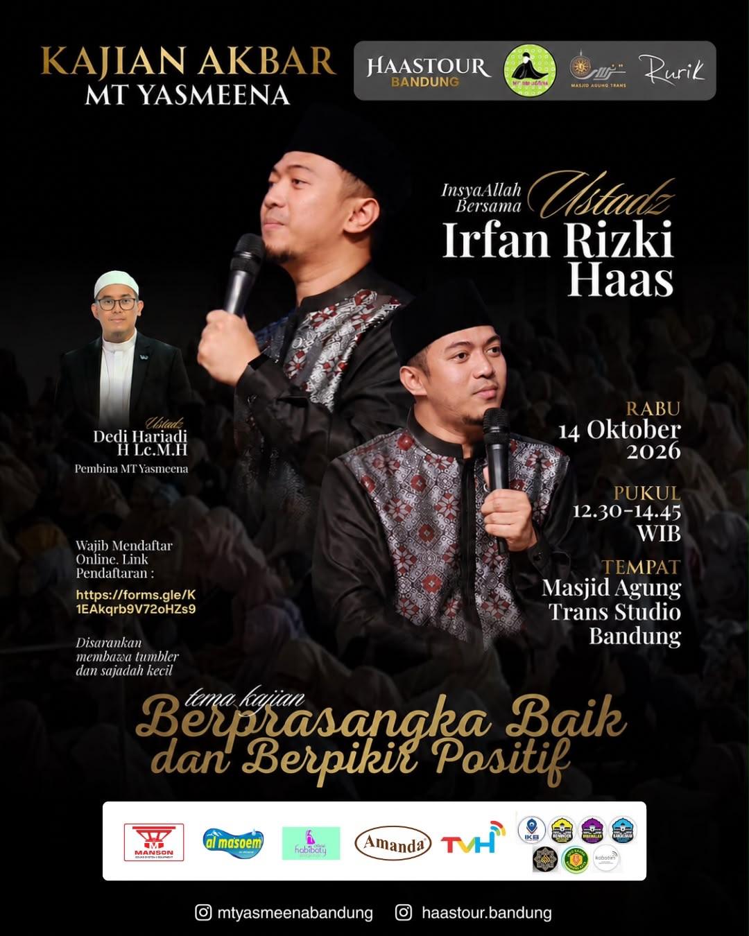 Kajian Akbar Berprasangka Baik dan Berpikir Positif